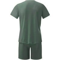 Chiccall Muške ličnosti Sport Set Ljeto odijelo Postavite majice i kratke hlače Ležerne prilike ljetna