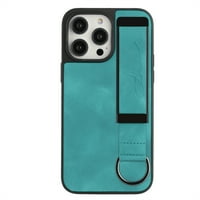 Pokrivač JIAHE za iPhone Pro max, tanki hibridni udarni kožni kožni slučaj, s ručnim trakom naklonjenim