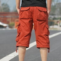 Simplmasygeni muške kratke hlače Atletski teretni modni man Ležerne prilike Sport Bange Ljetne hlače Solidne active odježe