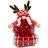 Božićni Antler Gnome ukras Desktop Gnome Lutka Božić Gnome Ornament