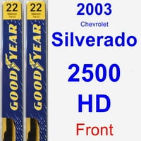Chevrolet Silverado HD brisač set set set Kit - Premium