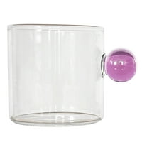 Fogcroll 120ml čaj za čaj Mali kapacitet Jedinstveni dizajn Glass Ball Ručka nordijskog stila Kućne kafe kup za dom