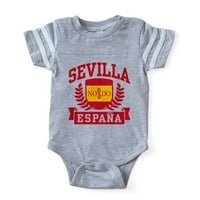 Cafepress - Sevilla - Slatka novorođenčad bebi fudbalski bodysuit
