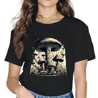 Estetska majica sa gljivama Stečke grafičke majice slatke gljive