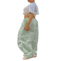 Eyicmarn žene za prevelicirane teretne pantalone izvlačenja vrećica s malim strukom Labavi duks cinch