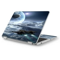 Naljepnica za kožu za ASUS Chromebook 12.5 Flip C302CA laptop vinil zamotaj galaktičkim svemirskim brodom