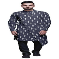 Atasi Cotton Long Kurta Pidžama Set za muškarce Designer Casual Kurta Pajama Odjeća