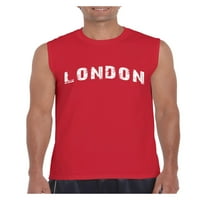 Normalno je dosadno - muške grafičke majice bez rukava, do muškaraca veličine 3xl - London