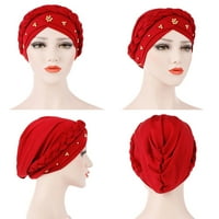 Mairbeon Turban Cap Dobar elastični modni dodatni mleko od sile bez vrha Twist Beanie Headwrap za žene