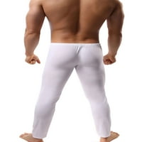 Nizini muške tajice čvrste boje gamaše elastične struke kompresijske hlače prozračne sportske hlače