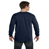 Udobne boje odrasla teška majica s dugim rukavima - C6014