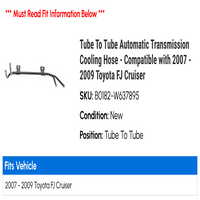Tube za cijev Automatski prijenos za hlađenje - kompatibilan sa - Toyota FJ Cruiser 2008