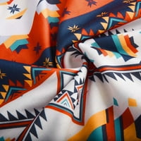 Prinxy Womens Tops Wone Vintage Aztec Ispis dukserica Etnički dugi rukav posada pulover CAUAL labave