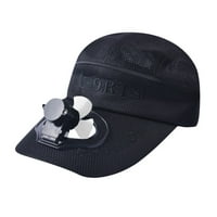 Podplag šešir unizirati kampiranje planinarenje vrhunskog kapa ventilatora bejzbol hat USB punjenje