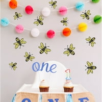 Set zidnih naljepnica Velike Dvostruke pčele Dvostruke pčele boje za pčele 3D zidne naljepnice
