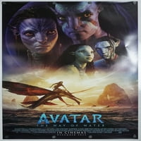 Avatar Način vode - originalni kazališni filmski poster - Strangirani završni stil
