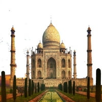 Uklonjivi vinil Početna Art Taj Mahal Mausoleum Decor Decor Decor Mughal Emperor Shah Jahan Tomb Zid naljepnica