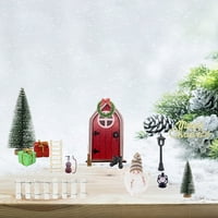 CGLFD Clearsance Božićni ukrasi 1: Mini kabina Božićna ukras Mini božićna scena Božićni set