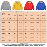 Avamo Boys Tops Fleece obložen dukserice Dukserice Pulover Vanjski toplo labavi kapuljač