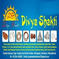 Divya Shakti 3.25-3. Carat Blue Sapphire Neelam Nilam Gemstone Silver Ring za muškarce i žene