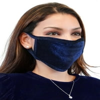 Baby O baršuna ženska maska ​​za lice koje pokriva elegentnu haljinu koja se može zamijeniti u SAD-u