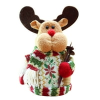 Gaiseeis Božićne dekor lutke Santa Claus Snjegović viseći ukrasi ukrasi stola dar, božićno drvsko viseće