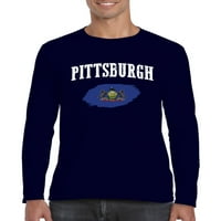 MMF - majice s dugim rukavima, do veličine 5xl - Pittsburgh