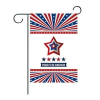Dekoracija za zastavu Kašika za zastavu Američki dvorište Dan tiskane neovisnosti posteljina Garden
