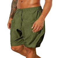 Avamo Muškarci Plaža Kratke hlače Solidarna boja Nacrtane ljetne kratke hlače Muški casual mini pantalone