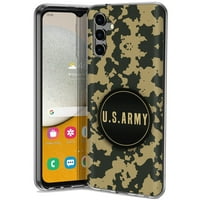 Osobni tanak slučaj kompatibilan za Samsung Galaxy A 5G, tanki gel TPU poklopac, američki vojni ispisu, lagana, fleksibilna, meka, SAD