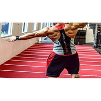 AFUNBABY muški suhi fit y-leck mišićni rezervoar na vrhu, sportski sportski fitness prsluk s tiskanim
