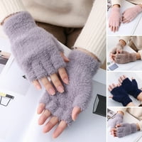 Par termalne rukavice Držite toplo prilagođene kožu bez mirisa zimske tople flashy plišane rukavice