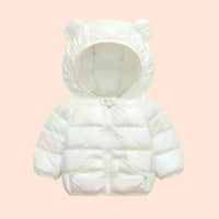 Odeerbi Baby Boys Girls Coats zimske gorske odjeće Jakne Toddler Kids Fashion Slatka čvrsta boja Šareno