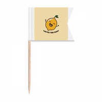 Limun potiče kože zastava za zube za zastave za označavanje za zabavu za zabavu