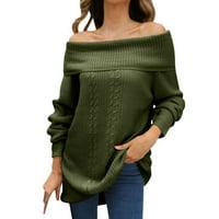 Durtebeua ženski džemperi Pulover casual dugih rukava kornjača pletene pulover vrhove deblji džemperi