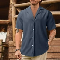 GVDENTM MENS Havajska majica Regular Fit Havajski košulje za muškarce sa brzim do suhom Efekat Muške