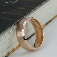 Punk prsten hladno je da nosi jednostavan kreativni titanijum čelični široki prsten za koktel bar