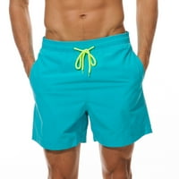 Lopecy-Sta Men Solid prozračne čipke Vodootporne četvrtine hlače Plaže kratke hlače Sportske casual hlače Štednjaka za uklanjanje muških kratkih hlača