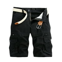 Muške kratke hlače Muške hlače na plaži Pantring Casual Pant Pocket Pocket Cargo Kratke hlače Boja na