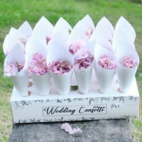 Hadanceo Papir Holder Fine teksture ladicu lažni cvijet vjenčani papir konus ukrašavanje zabave jedinstveno za vjenčanje