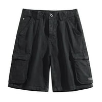 Corashan Muške hlače Ležerne prilike za muške ljetne kratke hlače Čvrsti teret labave tanke hlače sa