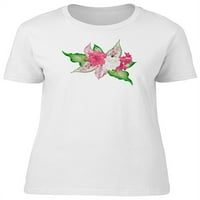 Slatko tropsko cvijeće, ružičasta majica žene -Image by shutterstock, ženska XX-velika