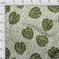 Onuone pamučni dres Olive zelene tkanine Tropska zanatski projekti Dekor tkanina Štampano dvorištem