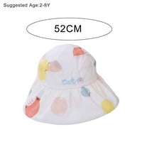 Kripyery ribolovski šešir široki rub podesivi prozračni dječji djevojčici sunčani šešir za plažu