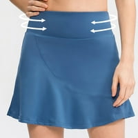 Plus size suknja za žene čišćenje Ženska sportska suknja Lagana lažna dvodijelna anti-piep i brzo sušenje