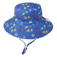 HHEI_K Ljetni šešir Beby Sun Visor Dječji šešir za sunčanje protiv ultraljubičastog kanta za kapice i djevojke