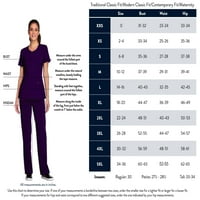 Cherokee revolucija radne odjeće vrhovi za žene V-izrez plus veličina WW620, 4xl, mornarica