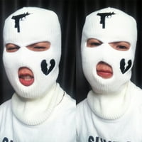Balaclava Army Beanie Mask 3HOHR puna lica maska ​​Vjetrootporna pletiva skijaška zima