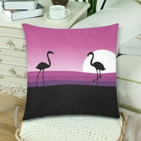 Prekrasan flamingo bacanje jastučnice jastučni jastučni poklopac jastuka, set od 2