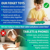 Fidget figuit paket paket set fidget igračaka, stres reliever autizam posebne senzorne igračke za dodavanje, ocd, autističnu djecu, odrasle